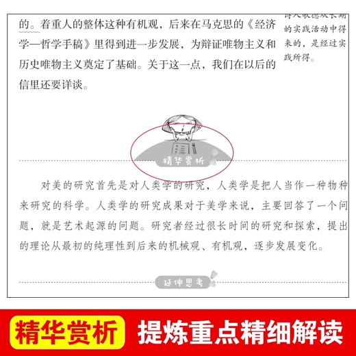 谈美书简 爱阅读课程化丛书中小学生语文中国世界名著青少年无障碍精读中小学课外阅读青少版 商品图2