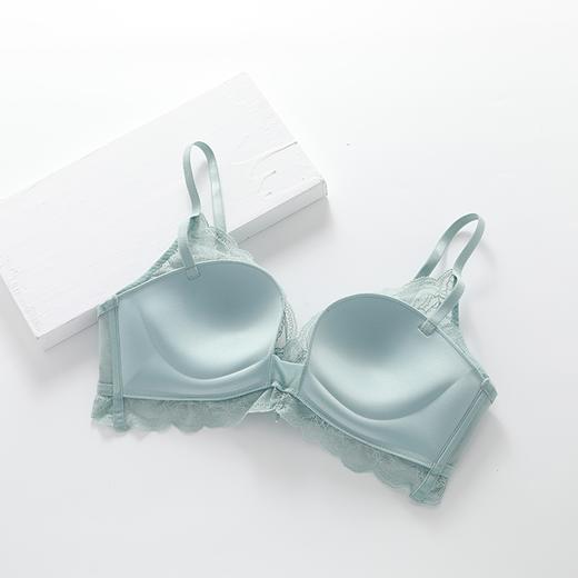 【海信嘉年华】安莉芳新品【花漾系列】蕾丝性感半杯女士无钢圈小胸聚拢文胸【限时买一送一】 EBW0849 商品图3
