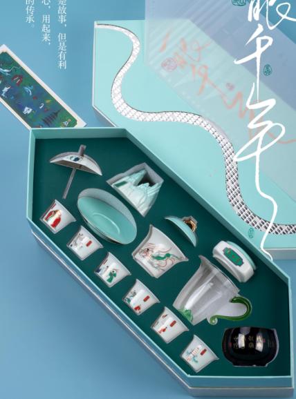 一眼千年盖碗套组 商品图0