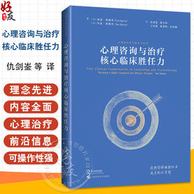 心理咨询与治疗核心临床胜任力  心理咨询治疗师职业胜任力成长的全景图 仇剑崟，蒋文晖主译上海科学技术出版社9787547868225