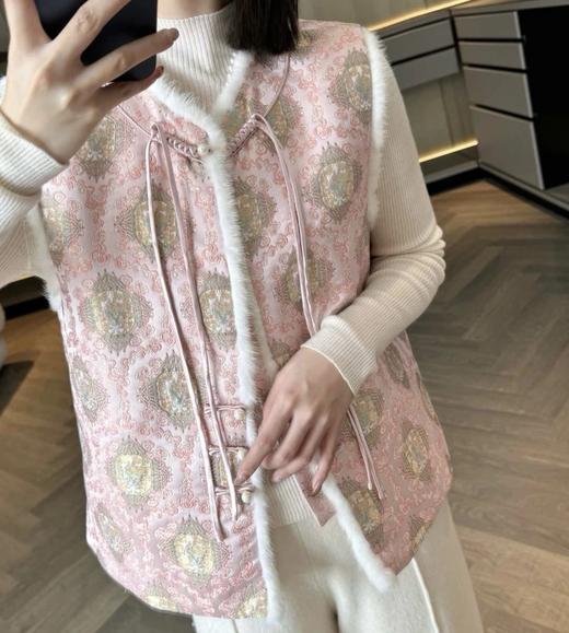 非遗！宋锦水貂马甲  不退换  穿越千年的华美 商品图1