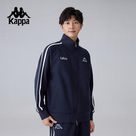Kappa卡帕背靠背2025新款春季运动外套男款针织开衫卫衣休闲上衣K0F12WK02