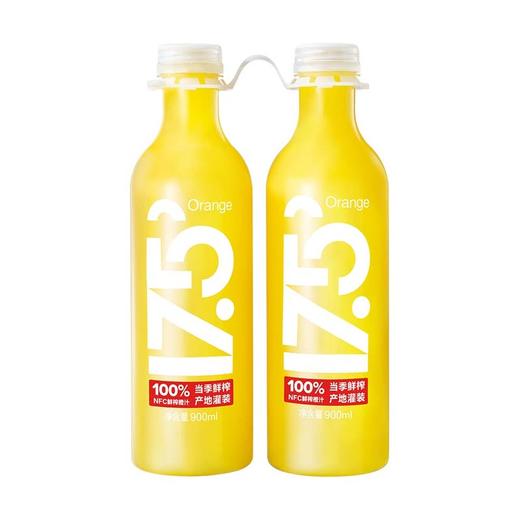 MM 山姆 农夫山泉 17.5°NFC鲜榨橙汁 900ml*2 商品图0
