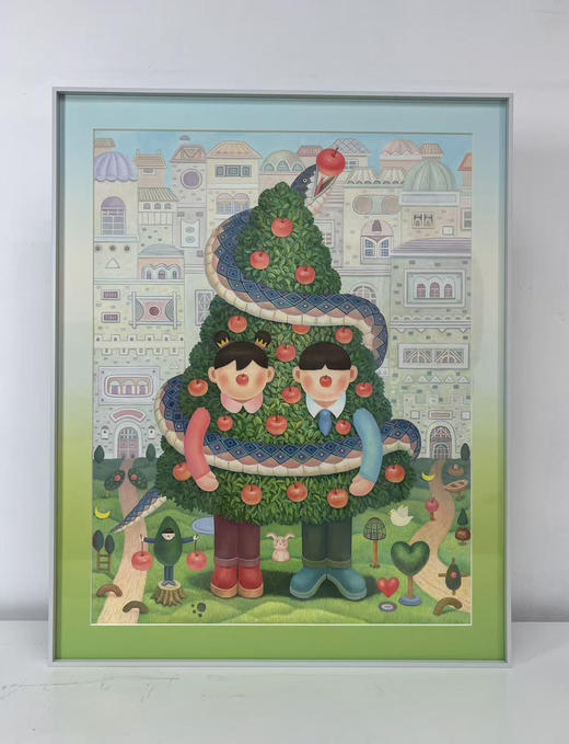 戴大山《蛇年版画》版画 商品图0