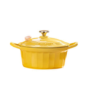 北鼎（Buydeem）珐琅锅铸铁锅 黄色【鲜知10.0】