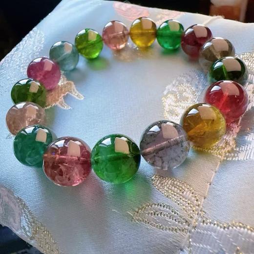 11mm-12mm单圈彩虹碧玺手串 商品图3