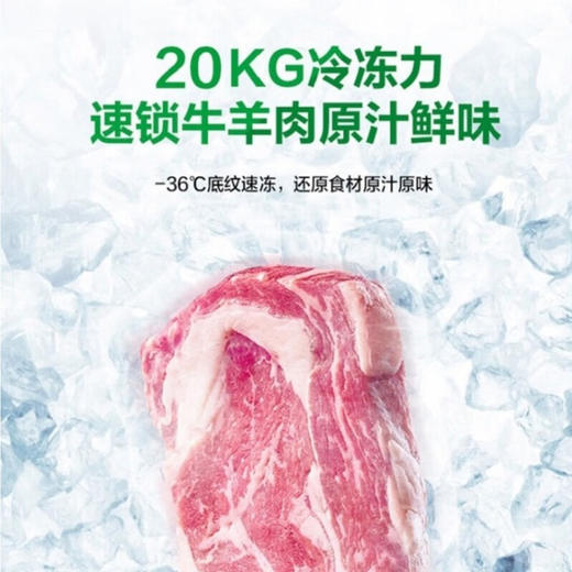 容声BD/BC-508ZEM/RX 二级能效508L家用冷柜大容量一机多用锁鲜速冻双门体大容积小卖部店铺冰柜 商品图2