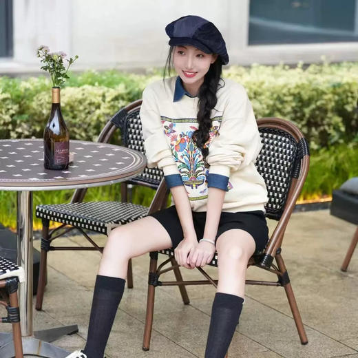 【1月2日  上午12:00 秒杀】之禾 全棉精梳毛圈 年款福寿三多卫衣 贺岁系列 商品图13