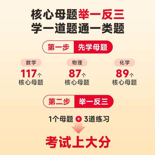 学而思【中考母题 举一反三】数物化解题方法技巧 覆盖中考重点内 商品图1