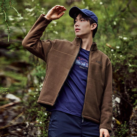 拓路者400g运动户外抓绒衣男春秋款摇粒绒外套男士夹克冬季抓绒内胆保暖 商品图2