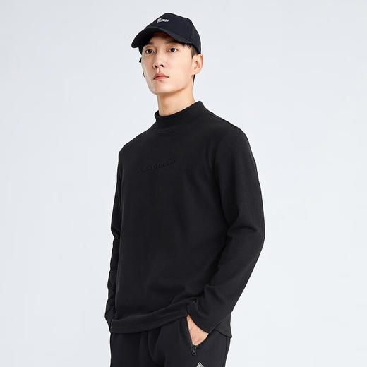 【69秒杀】拓路者（Pioneer Camp）长袖T恤男半高领加绒男士上衣打底衫内搭纯色抗皱保暖秋冬季 商品图5