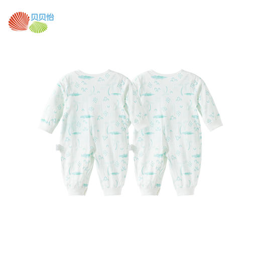 ZB1EL001贝贝怡男女宝宝连体衣春装新生儿纯棉服婴儿哈衣两件装 商品图6