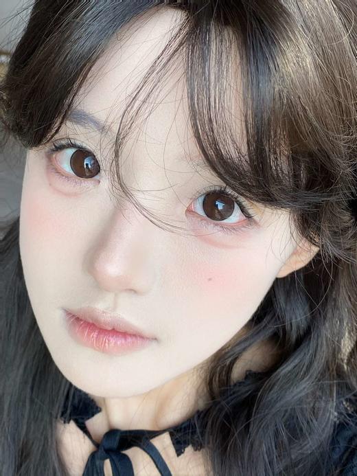hushlens 年抛美瞳 桂圆奶巧 直径14.2mm着色13.4mm 商品图2