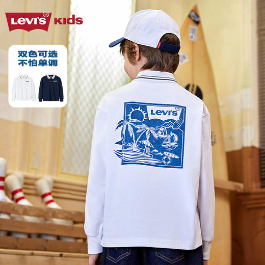 LEVIS 春 大童小童 儿童童装Polo衫LVB-PL-M980 商品图8
