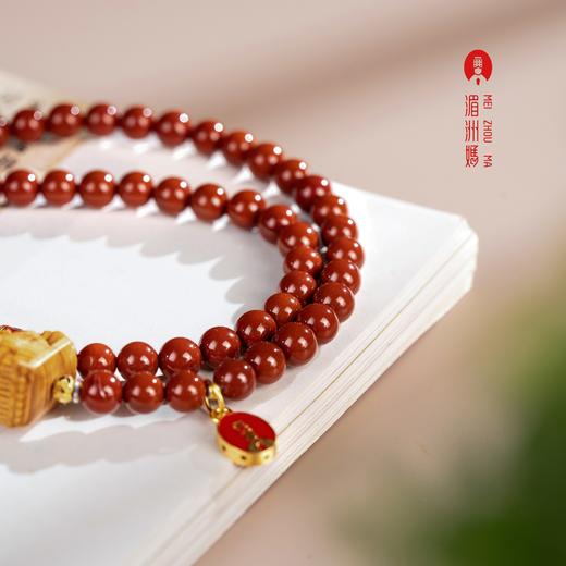 湄洲妈祖祖庙福运满弦丨五福南红手串新年礼物文创手链 商品图1