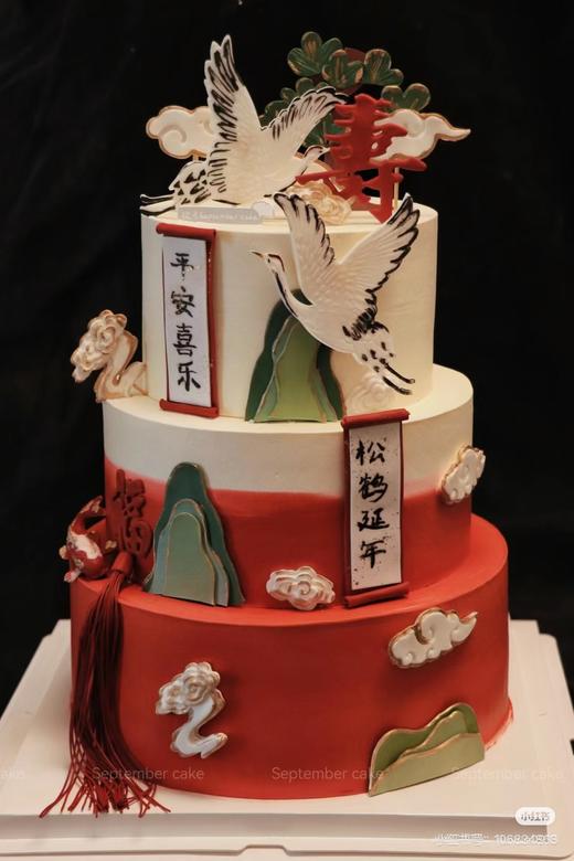 雅致仙鹤蛋糕 商品图0