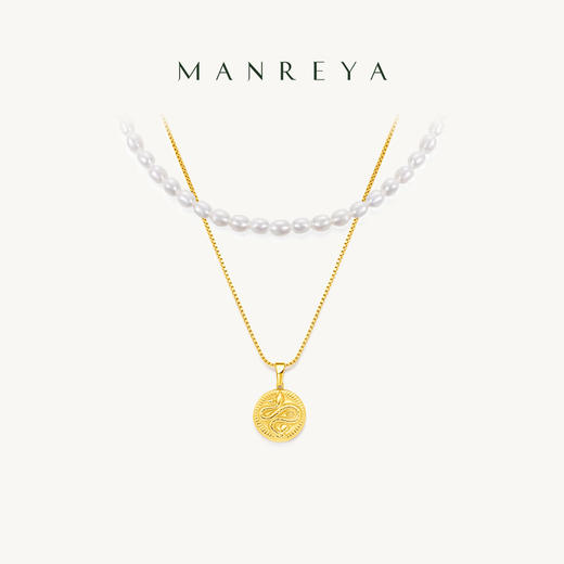 Manreya玛芮雅“蛇来运转”淡水珍珠双层项链 商品图0