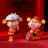 【财神到❗️新年幸运小摆件】小耳朵弹簧，摇摇乐设计，创意国潮，好运来！马年礼物小财神桌面摆件潮玩盲盒办公室树脂手办车载摆件 商品缩略图2