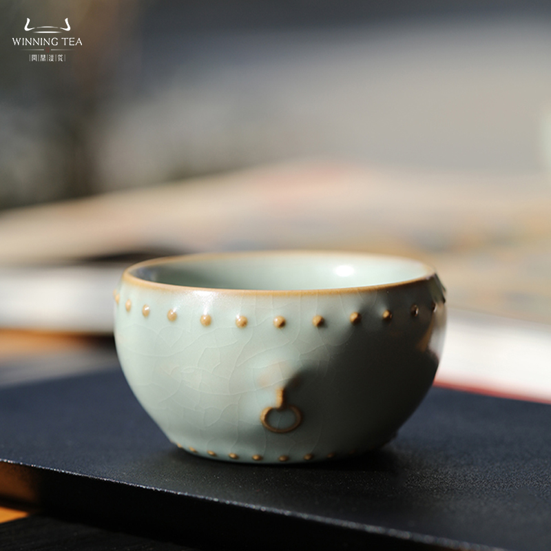 问鼎汝瓷天青乙巳战鼓杯