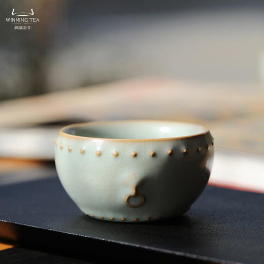 问鼎汝瓷天青乙巳战鼓杯 商品图0