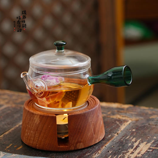暗香疏影/淑仪侧把壶耐热高硼硅过滤一体玻璃泡茶壶小茶壶家用 商品图4