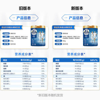 德运（Devondale）乳铁蛋白中老年奶粉800g罐装成人高钙0蔗糖进口送长辈送礼 商品图4