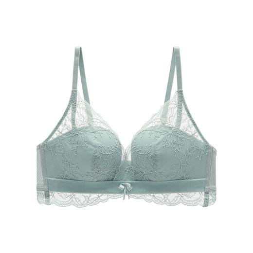 【海信嘉年华】安莉芳新品【花漾系列】蕾丝性感半杯女士无钢圈小胸聚拢文胸【限时买一送一】 EBW0849 商品图2