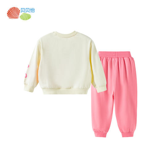 ZB1ET005贝贝怡童装女童套装两件套纯棉新款卫衣春秋休闲长裤 商品图8