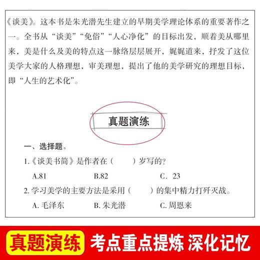 谈美书简 爱阅读课程化丛书中小学生语文中国世界名著青少年无障碍精读中小学课外阅读青少版 商品图3