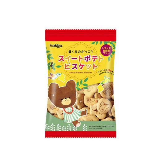 北陆制果 小熊学校 甘薯味饼干 60g/袋 商品图0