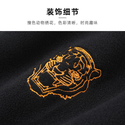 拓路者秋冬季摇粒绒外套男双面绒抓绒衣加厚冲锋衣内胆保暖开衫 商品图6