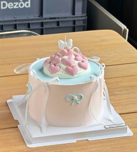 简约爱心蛋糕B款