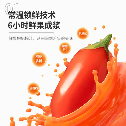 早康宁夏中宁枸杞原浆礼盒装（300ml*6盒） 商品图1