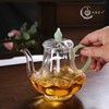 【特惠4折，仅一件，无货退款】璃海匠心-宫廷壶 耐高温高档玻璃茶具宫灯壶煮茶器可陶炉可用烧水蓝玉宫廷壶 商品缩略图3