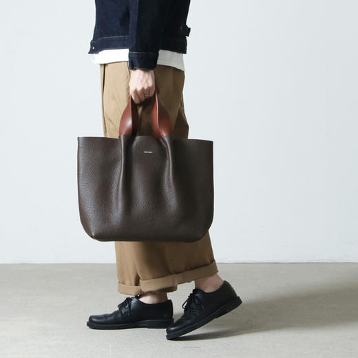 Hender Scheme piano bag medium日本职人手工制牛皮植鞣革手提包 商品图1