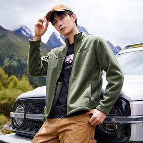 拓路者400g运动户外抓绒衣男春秋款摇粒绒外套男士夹克冬季抓绒内胆保暖