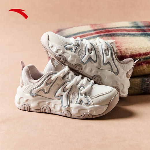 安踏（ANTA）奶昔女子休闲鞋新款潮流舒适厚底增高百搭鞋子122448859 商品图2