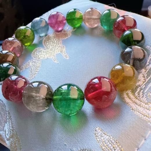 11mm-12mm单圈彩虹碧玺手串 商品图1