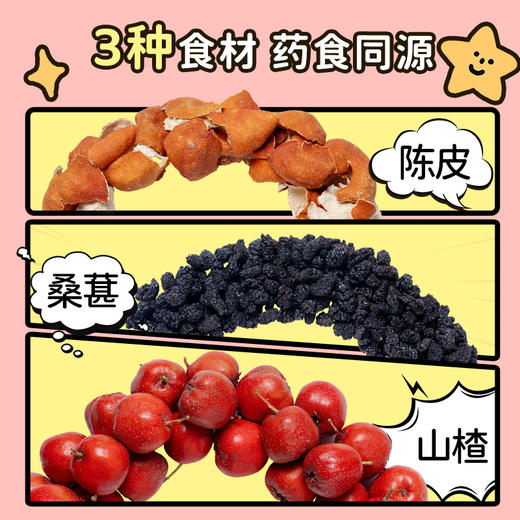 【孕味秒杀专属】小鹿蓝蓝 童趣造型多味山楂棒/300g 商品图2