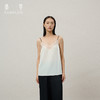 桑罗V领几何拼接吊带上衣亲柔肌肤新款 商品缩略图1