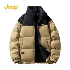 JEEP立领羽绒服卡其棕549.9元554408-RH（线上线下同时售卖不保证有货，介意勿拍）