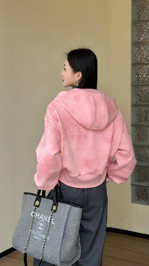 带帽小字母加绒拉链卫衣外套 9523010036 商品图1