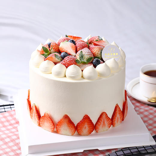 【草莓季】新鲜草莓盛宴-奶油鲜果蛋糕，舌尖上的浪漫！【惠州】 商品图2
