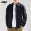 JEEP男士长袖衬衫品牌黑349.9元527688-RH (线上线下同时售卖不保证有货，介意勿拍） 商品缩略图0