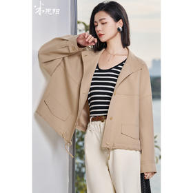  米思阳2026春季新款时尚短款休闲外套通勤气质高级感上衣女5240