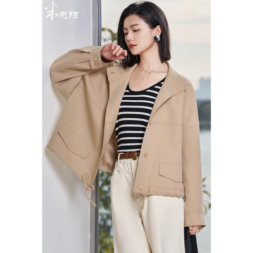 米思阳2026春季新款时尚短款休闲外套通勤气质高级感上衣女5240 商品图0