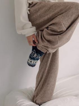 步履不停/4D43133C/可调节束脚口灰色卫裤