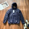 法国*鱼连帽轻薄纯色羽绒 商品缩略图3