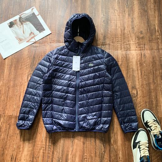 法国*鱼连帽轻薄纯色羽绒 商品图3