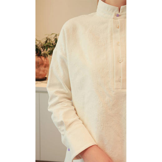 【抖音专属】新中式衬衣（24810189白月光-结缘款） 商品图3